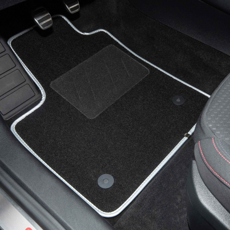 Bâche de protection compatible avec Renault Megane RS pour intérieur Gris