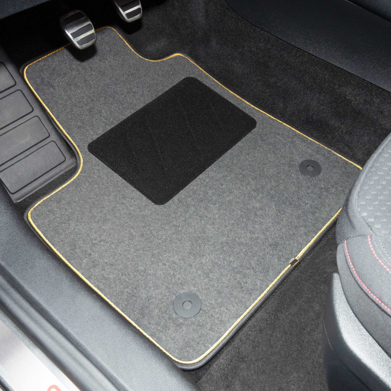 Tapis de sol de voiture en cuir pour Opel Crossland X,tapis,repose