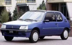 bâche pour Peugeot 205 I Décapotable (1982 - 1998 )