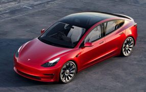 Tapis de Coffre pour Tesla Model 3 2023-2023 Plancher de Chargement NOIR  pour arrière - Apline Europe
